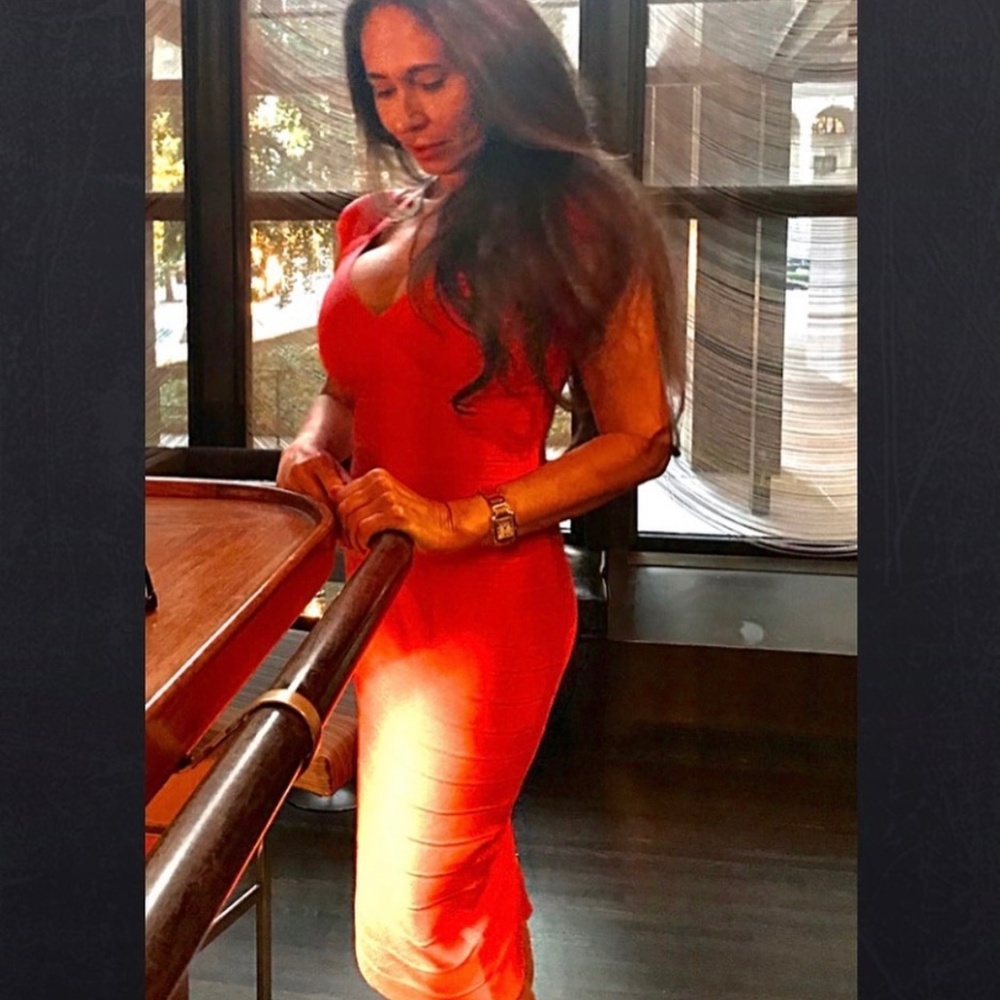 Herve Leger knee length Bandage dress